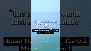 The Old Man and the Sea quote #quotes #theoldmanandthesea #classicliterature #shorts