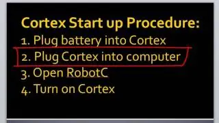 VEX Cortex Start Up