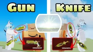 MVSD ORNAMENT GUN & KNIFE EFFECT SHOWCASE!! [Roblox]