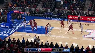 NBA LIVE 23 Rosters 76ers vs Cavs Philly Dominates Early 1st Qrt