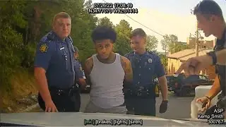 Dashcam | Arkansas State Police (ASP) Chase Of Chrysler 300 and Foot Pursuit