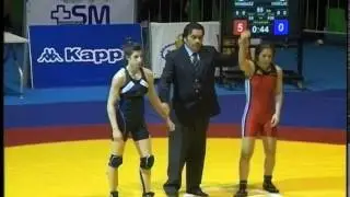 Campionato Italiano Assoluto di Lotta Femminile 2013 55 KG Minguzzi - Indelicato