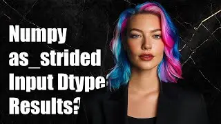 Will results of numpy.as_strided depend on input dtype?