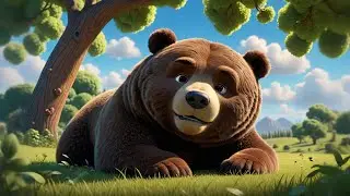 Four Sleepy Bears Nap in the Cave | Bear Song for Kids | Counting & Bedtime Nursery Rhyme