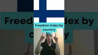 Which 10 Countries Have The Highest Freedom Index? #shorts