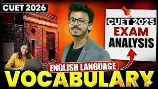 Important Vocabulary for CUET 2026 | By Harsh Soni