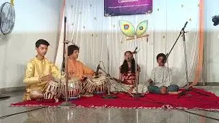 Pillang goviya song by Disha and daksh bharadwaj Tabala sathi by Vidvan Nagaraj Hegde.Karthik Hegde