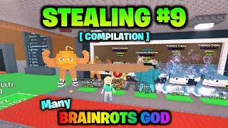 Roblox Steal a Brainrot Stealing Brainrots Compilation Part 9 (Many Brainrots God)