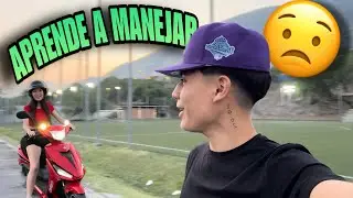 ENSEÑO A XIO A MANEJAR LA MOTOMAMI🛵 | EDUAR RODRÍGUEZ