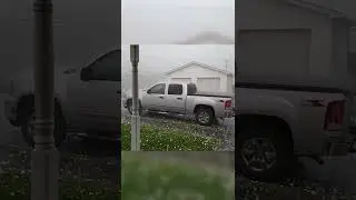 A Large Hailstorm In West Virginia #shorts #hailstorm