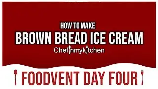 Brown Bread Ice Cream Christmas Recipe | Chef In My Kitchen | Day 4