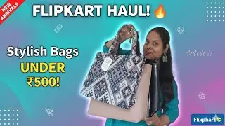 Flipkart Bag Haul❤️ Affordable Tote, Sling & Office Bags for College Girls🤭💗