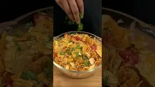 Lays Best Paprii Chat Amazing Recipe #lays #chips #recipe #food #chaat #asmrcooking #indianasmrworld