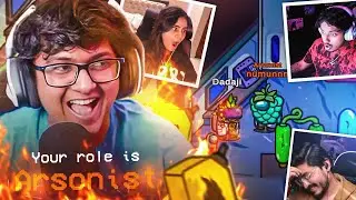 AAO SABKO TEL LAGAYE ⛽😂| Among Us *Arsonist* Highlights