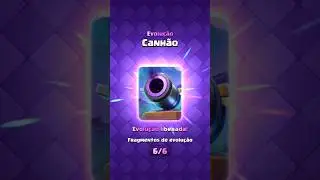 CANH&Atilde;O EVO 🟣#clashroyale #shorts