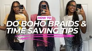 DIY Boho Braids & Time Saving Tips #bohobraids