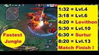 How to jungle fast? All objectives secured & lanes pushed| Starlord Rank  match| MARVEL Super War