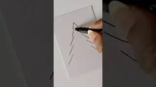 😱🎄 Super Easy Christmas tree #shorts #christmas #tree #easydrawing
