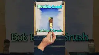 Кисть Боба Росса 1 дюйм. САМЫЙ ПРОСТОЙ СПОСОБ РИСОВАТЬ #bobross #shortsart