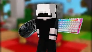 minecraft bedwars asmr hypixel | mouse + keyboard | MINECRAFT PE 1.1.5 BREADIX