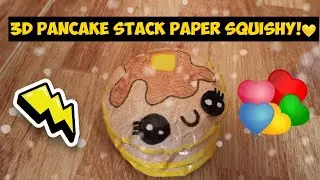 3D Pancake Stack Paper Squishy Tutorial!
