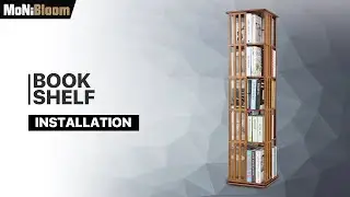 MoNiBloom - Bookshelf - BSF-001-T5-BR - Assembly/Installation Guide