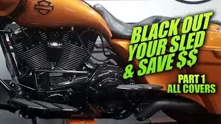 PART 1 Chrome To Black Powder Coat Parts Install Harley Touring