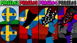 All Phases in New Incredibox Sprunki Oc of Sweden: From Phase 1 to Phase 5