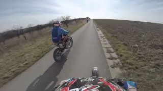ktm sx 150 and pitbike stomp 125