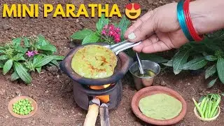 Miniature Matar Paratha 😍 | Tiny Cooking ASMR | Easy Veg Breakfast | Mini Food I