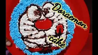 Eggless Doraemon Cake 🍰 with Carrots