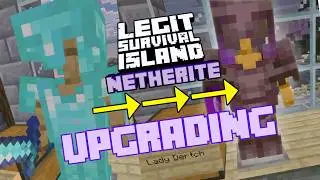 Upgrading to Netherite, Dec 24 | How It's Going on Legit Survival Island