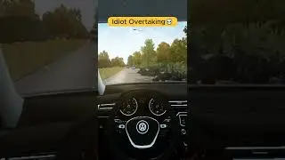 IDIOT OVERTAKE at FULL SPEED 😱 | POV Driving #shorts