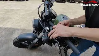 Installation of Rearview Mirror Down Bracket for Honda Rebel CMX 300 CMX 500 2017-2024