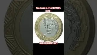 Moeda de 1 real vale muito dinheiro! #numismatica #moedas