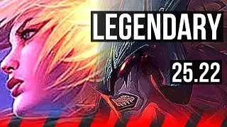 RIVEN vs AATROX (TOP) | Legendary, Rank 14 Riven | KR Master | 25.22