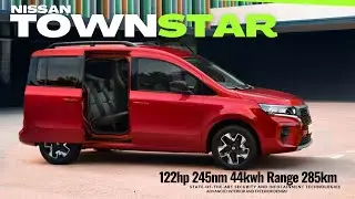 All-New Nissan Electric Van unveiled as: 2022 TOWNSTAR Features & interior