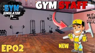 HIRING NEW GYM STAFF FOR MY GYM | Gym Simulator 24 HINDI EP02 | Clashthetics