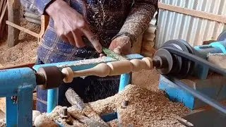Wood turning design lathe machine|wood turning project #SDIfurniture