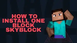 How to install 'ONE BOLCK SKYBLOCK' in Minecraft(Tamil)