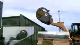 S80 тип AXXL Ковш силосный 4000л на погрузчике Caterpillar 928 G