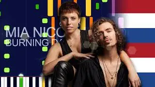 Mia Nicolai & Dion Cooper - BURNING DAYLIGHT (EUROVISION 23 - NETHERLANDS) (PRO MIDI FILE REMAKE)