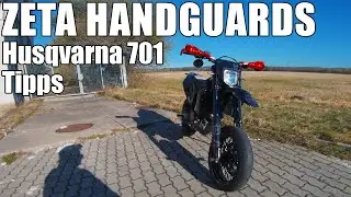 Husqvarna 701 - Zeta Handguards | Rahmen folieren?! | mech. Steuerkettenspanner