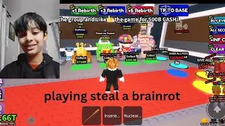 Playing steal a brainrot with slowk d