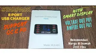 Rekomendasi USB charger 8 port - Charger 8 port STARPACK WLX - 9+ #charger #chargers #usbcharger 