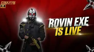 ROVIN EXE IS LIVE | FREE FIRE BAKCHODI GAMEPLAY 4K | #PC #FREEFIRE #MINECRAFT