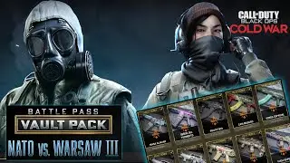 BATTLE PASS VAUL PACK DE COLD WAR / TEMPORADA 1,2,3 / FUSIL DE ASALTO, SUBFUSILES, OPERADORES Y MAS