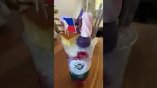 Ube Soft Serve Ice Cream & Halo-Halo @ Kamayan ATL #shorts