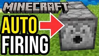 How To Make Auto Repeating Firing Dispenser In Minecraft Java & Bedrock