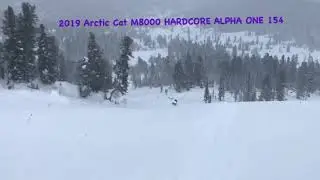 2019 Arctic Cat M8000 HARDCORE ALPHA ONE 154 /  2018 Arctic Cat M 8000 153 HARD CORE EVO